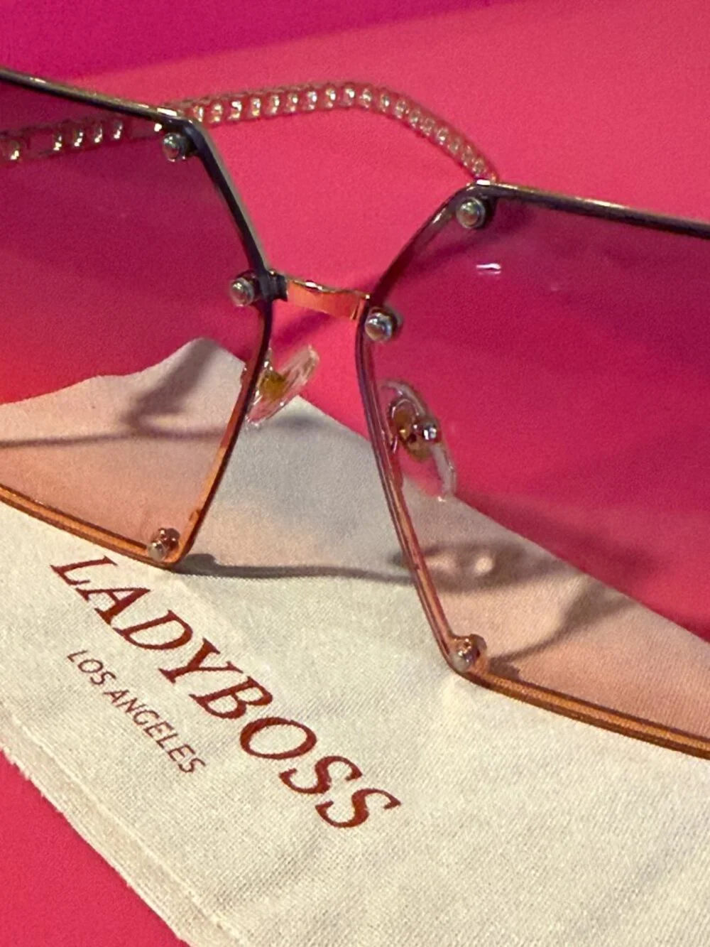 LadyBoss Elevations Powder Blue Sunglasses
